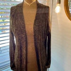 M/L Green Cozy Long Cardigan by Miracle USA